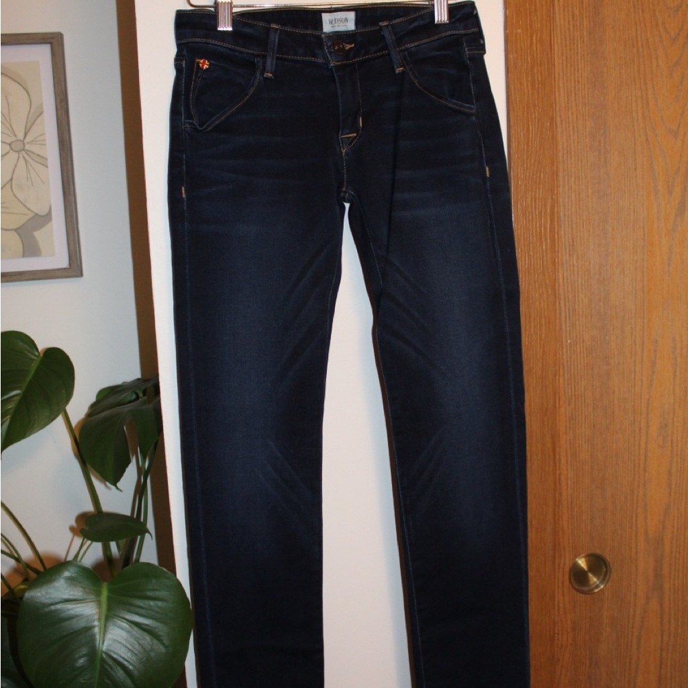 Hudson Jeans Women's High Rise Dark Blue Denim